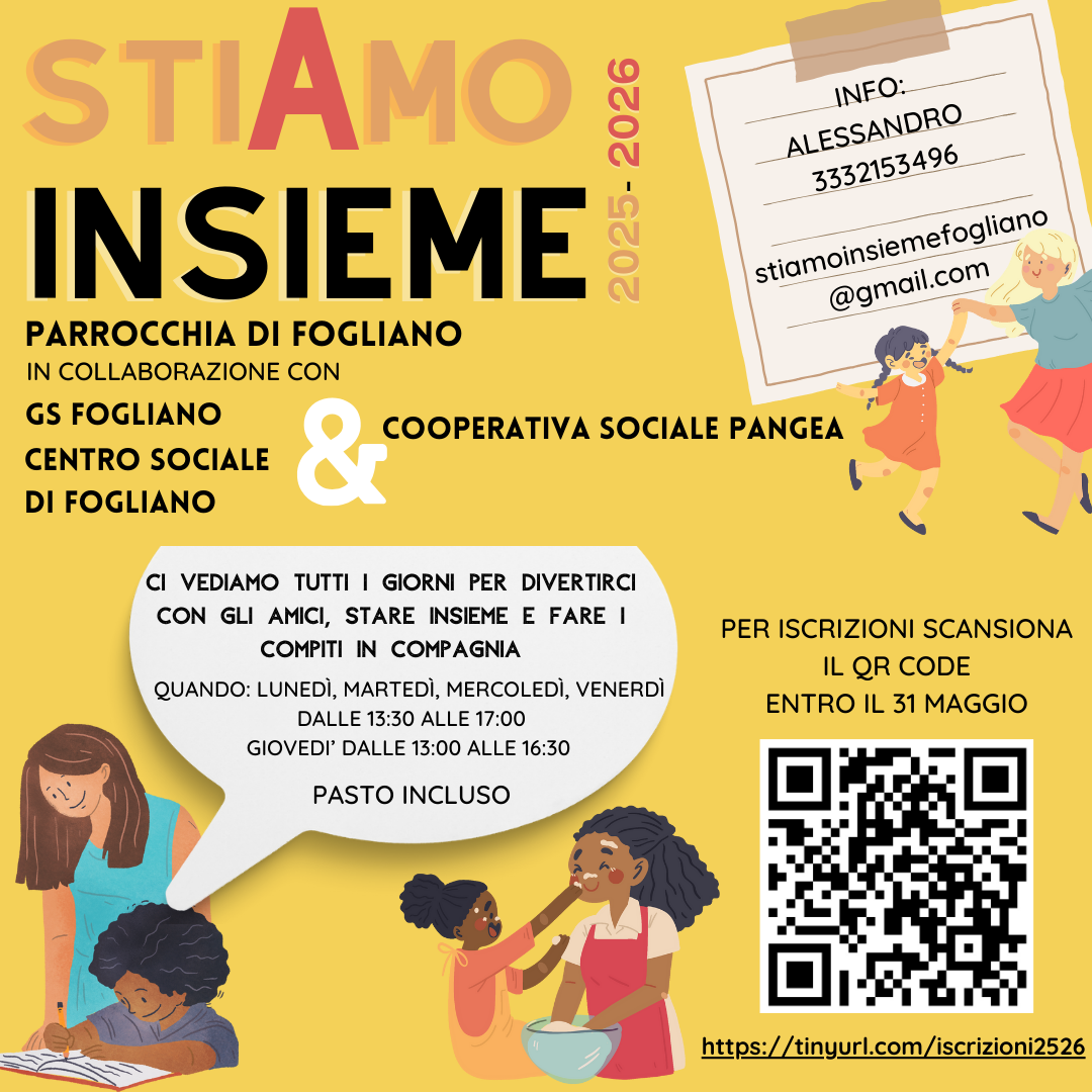 Stiamo insieme Fogliano 2025